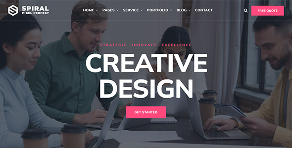 Spiral - Web Design Agency HTML Template